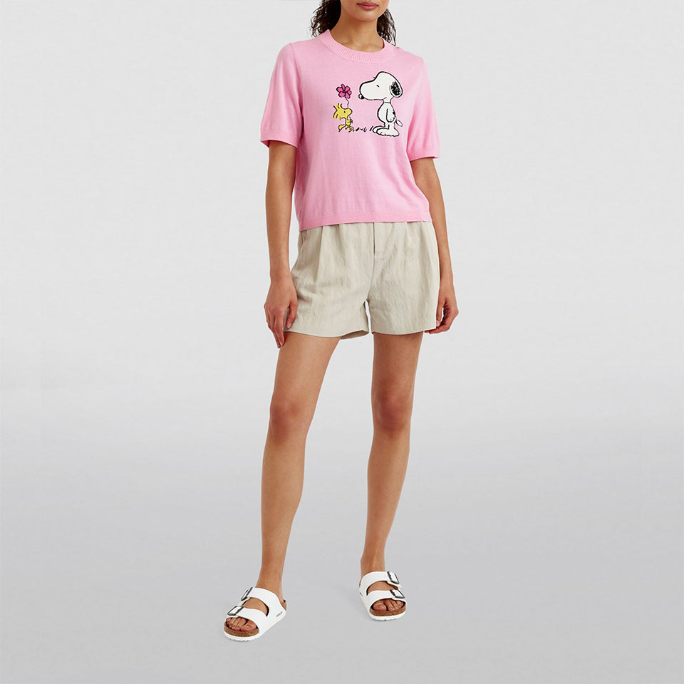 Fine Knit Turtleneck Neck Cotton Top