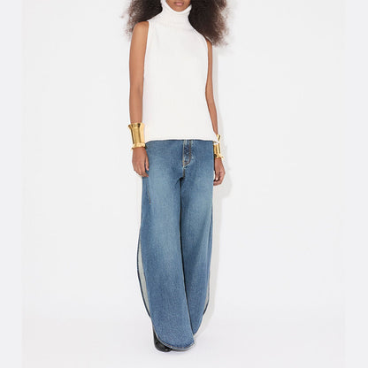 Wide-brimmed Baseball Oversize Trousers