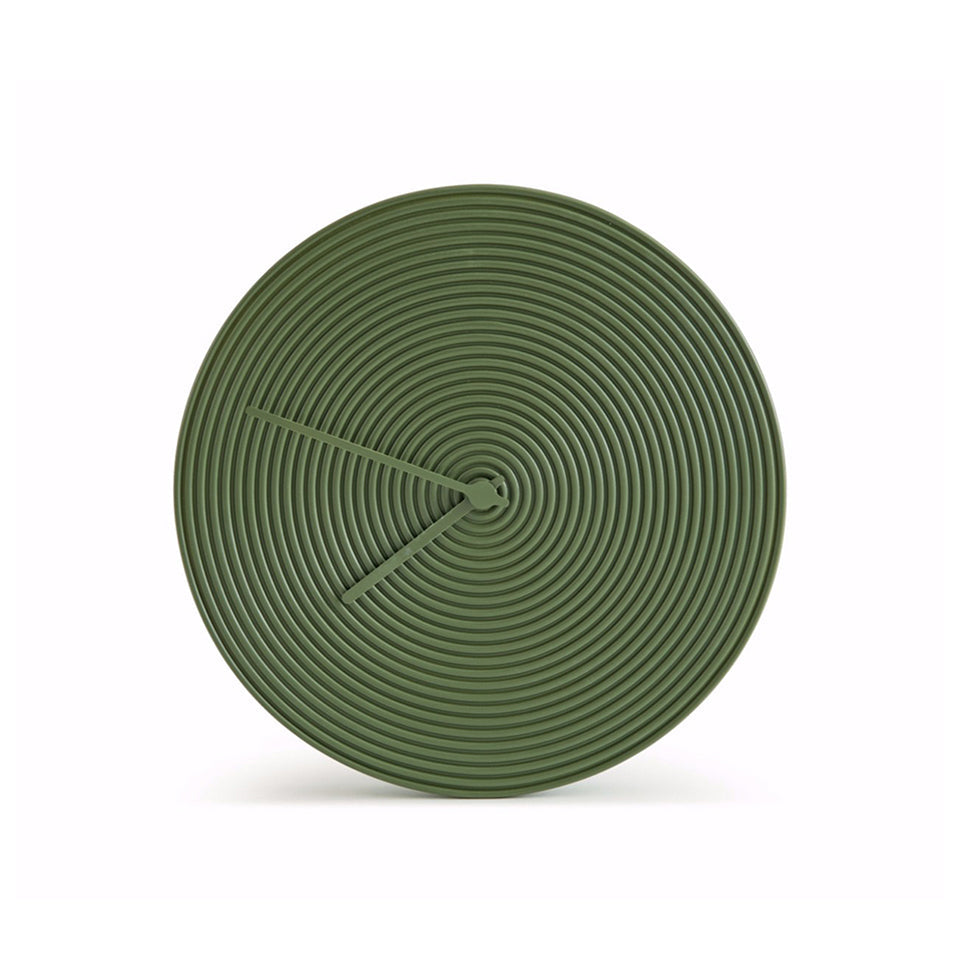 Large Wooden Metal Round Wall Clock