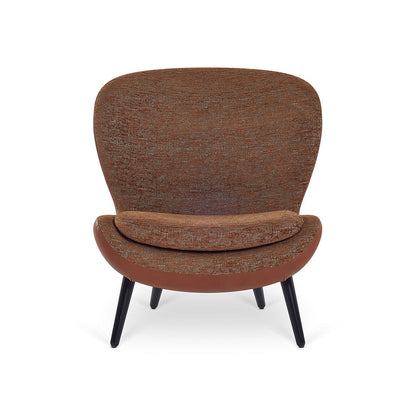 Mid Sherpa Boucle Accent Chair Mid Century