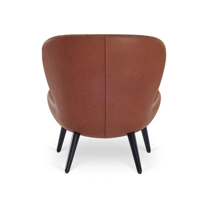 Mid Sherpa Boucle Accent Chair Mid Century