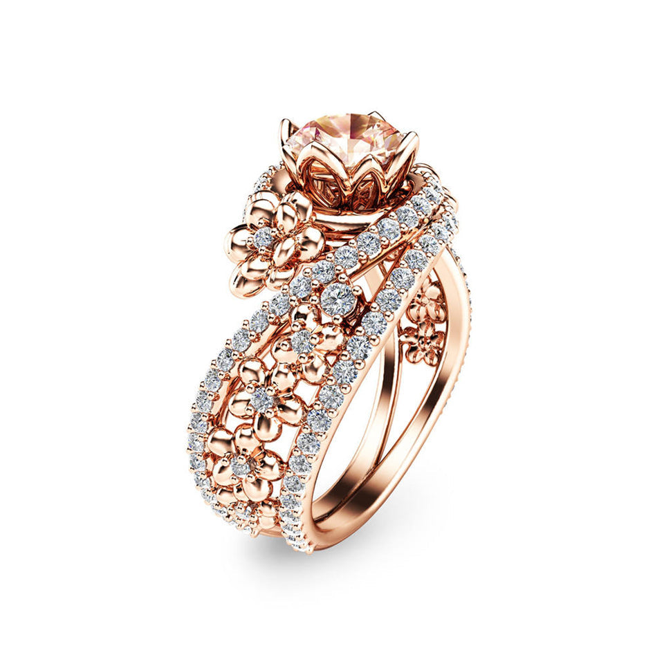 18K Gold Wedding Earrings Set for Women