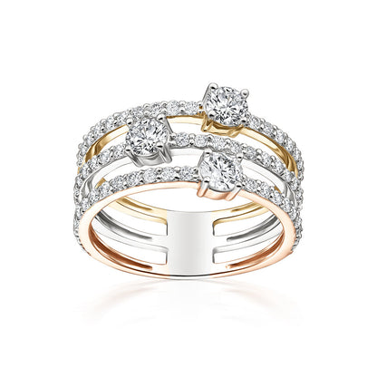 Diamond Wish Yellow 24K Gold Letter